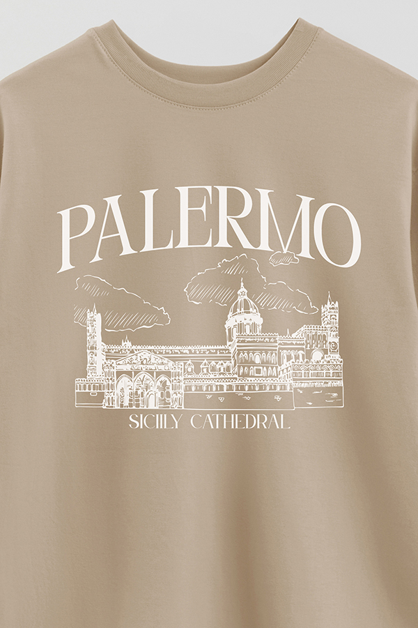 REMERA OVER ESTAMPADA PALERMO