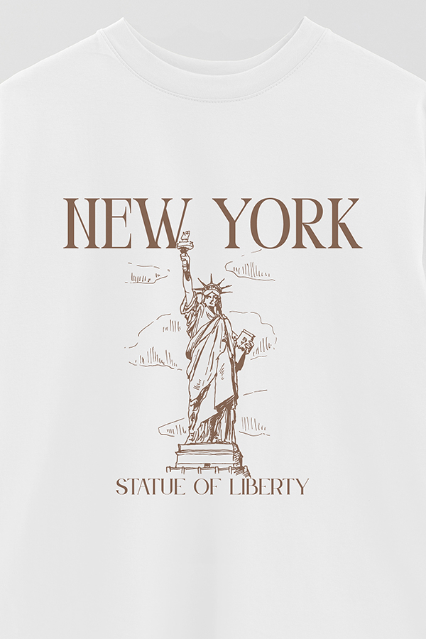 REMERA OVER ESTAMPADA NEW YORK