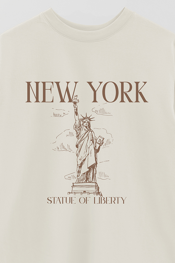 REMERA OVER ESTAMPADA NEW YORK