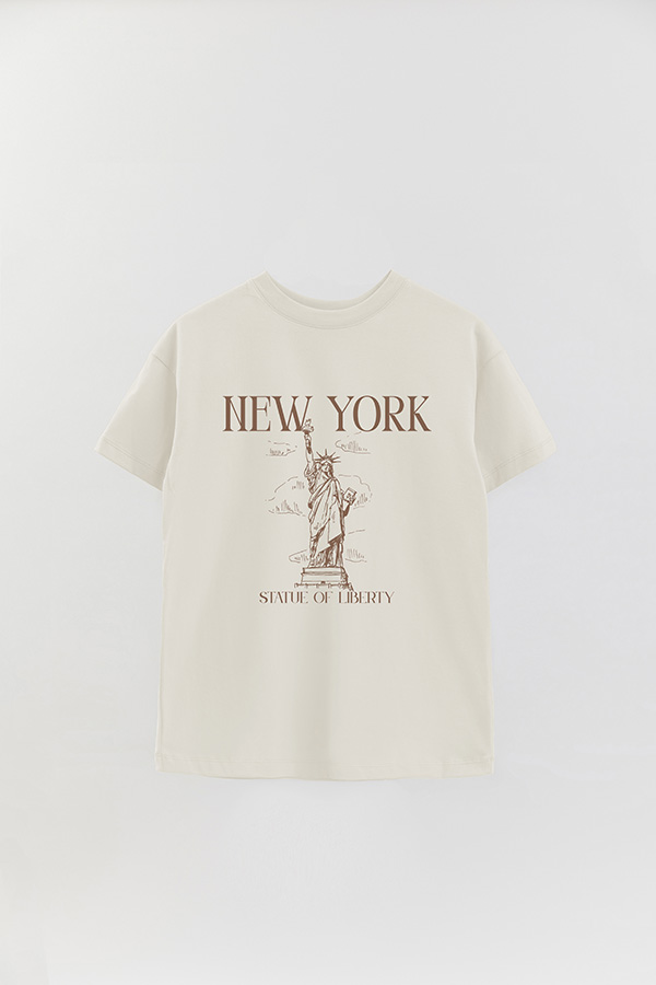 REMERA OVER ESTAMPADA NEW YORK