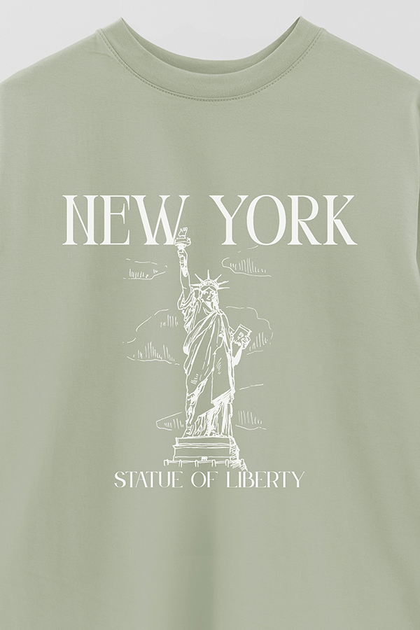 REMERA OVER ESTAMPADA NEW YORK