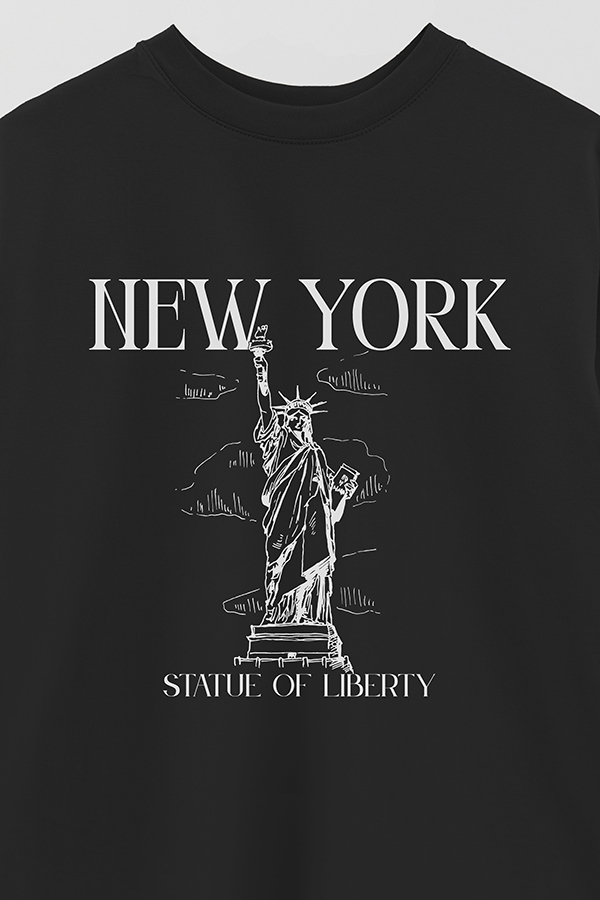 REMERA OVER ESTAMPADA NEW YORK