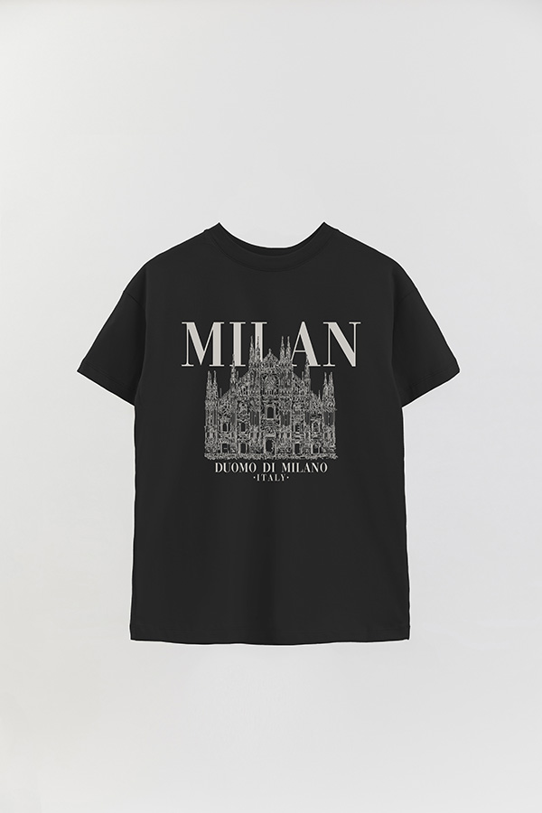 REMERA OVER ESTAMPADA MILAN