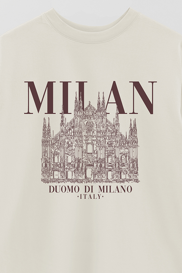 REMERA OVER ESTAMPADA MILAN