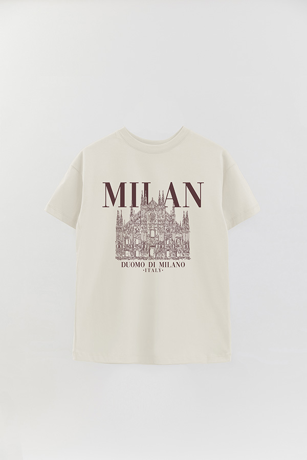REMERA OVER ESTAMPADA MILAN