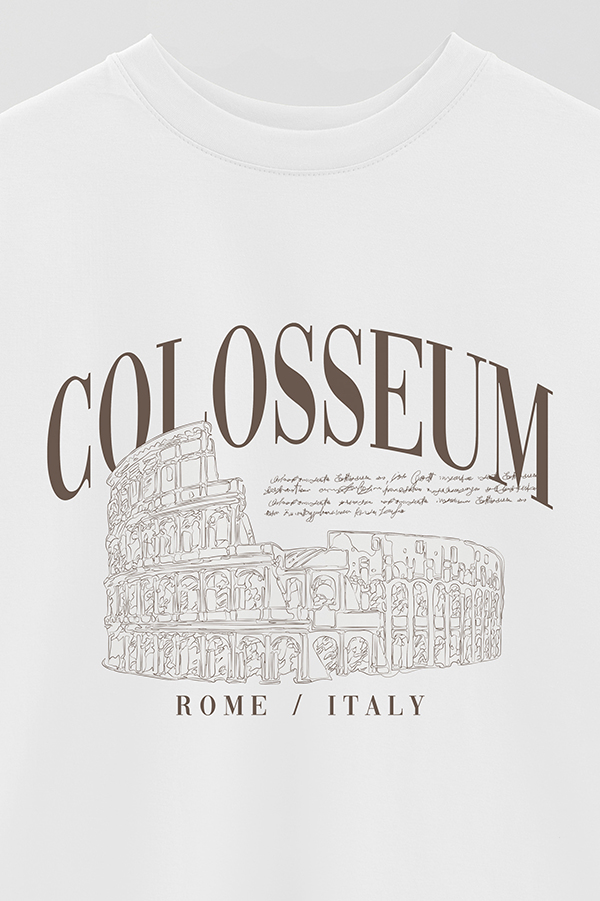 REMERA OVER ESTAMPADA COLOSSEUM