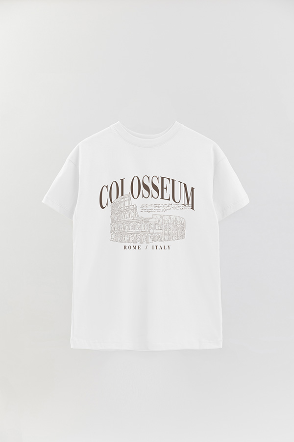 REMERA OVER ESTAMPADA COLOSSEUM
