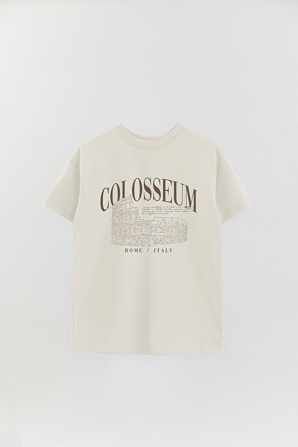 REMERA OVER ESTAMPADA COLOSSEUM