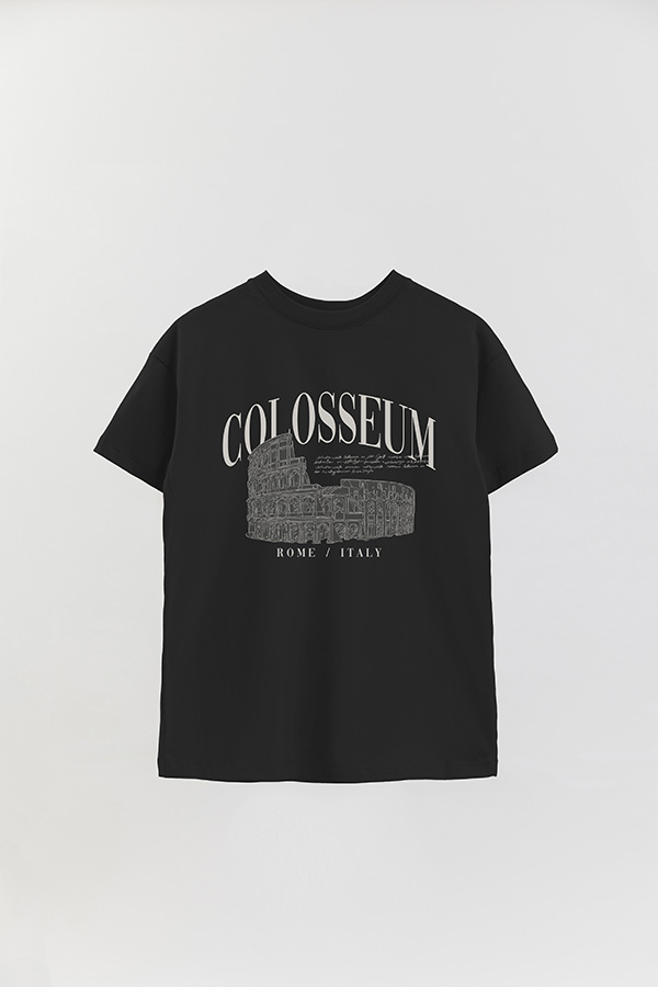 REMERA OVER ESTAMPADA COLOSSEUM