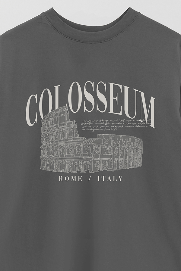 REMERA OVER ESTAMPADA COLOSSEUM