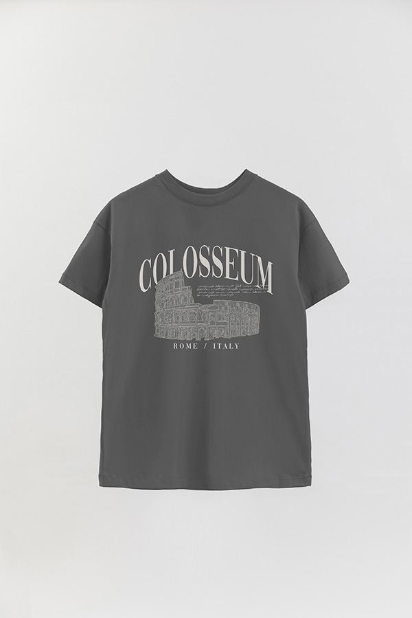 REMERA OVER ESTAMPADA COLOSSEUM