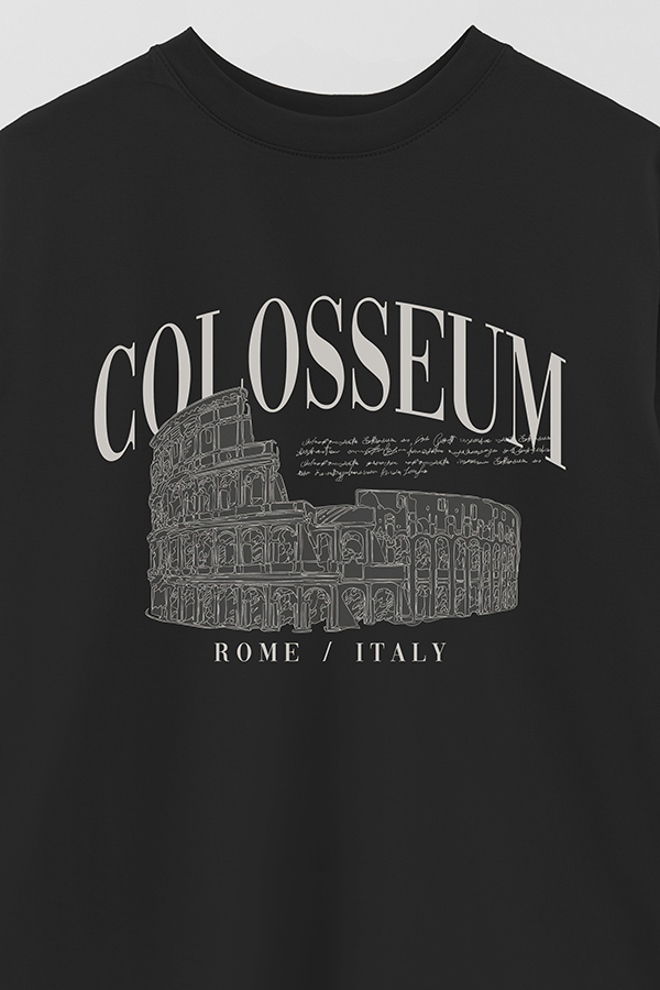 REMERA OVER ESTAMPADA COLOSSEUM