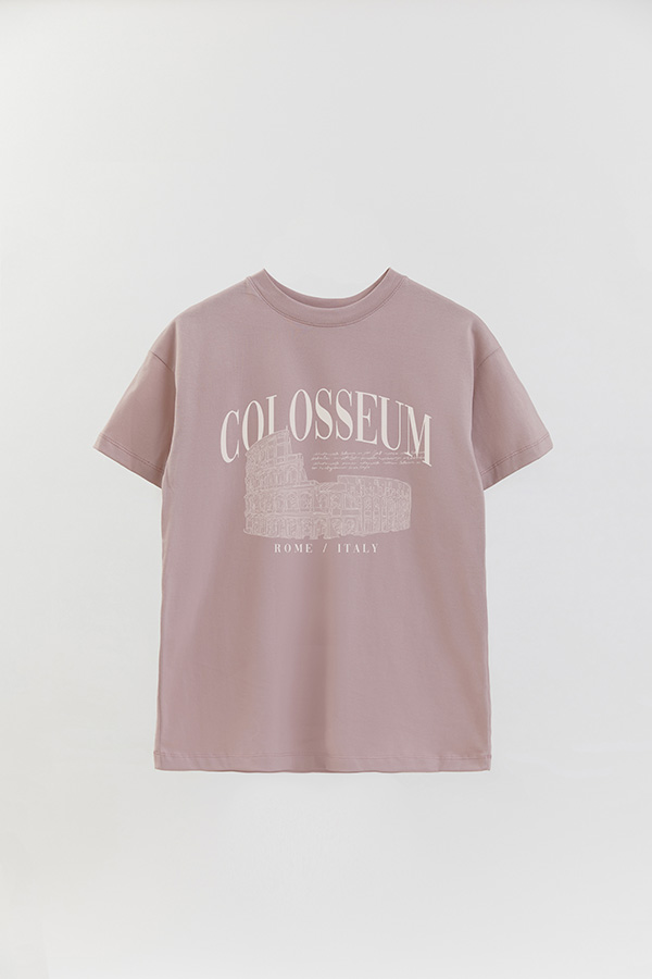 REMERA OVER ESTAMPADA COLOSSEUM