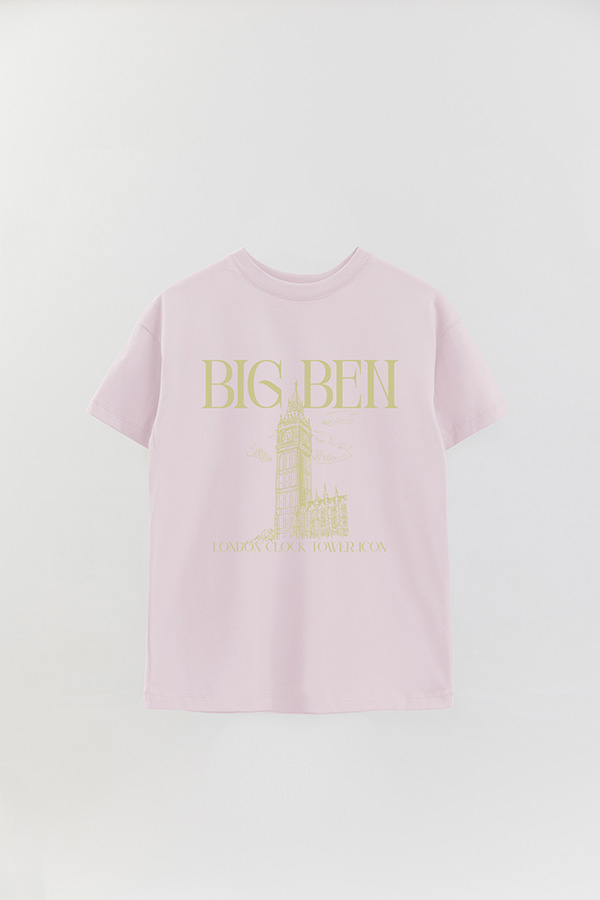 REMERA OVER ESTAMPADA BIG BEN