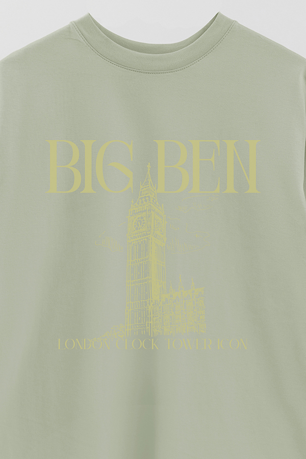 REMERA OVER ESTAMPADA BIG BEN