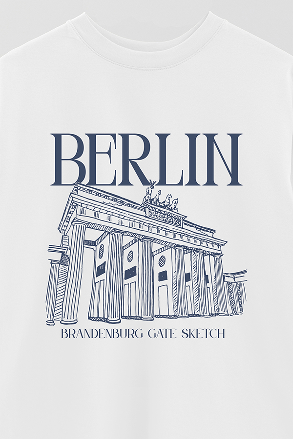 REMERA OVER ESTAMPADA BERLIN