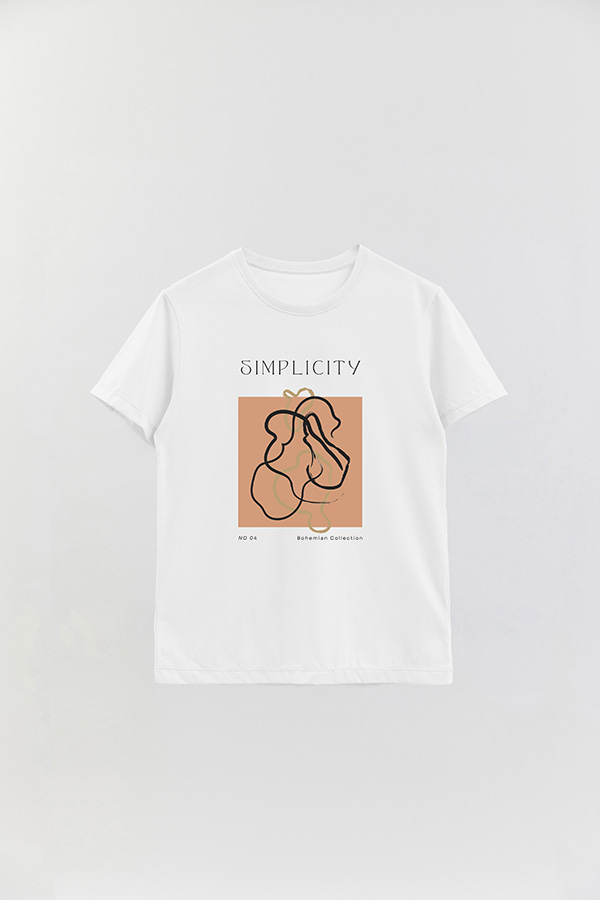 REMERA BASICA ESTAMPADA SIMPLICITY 4