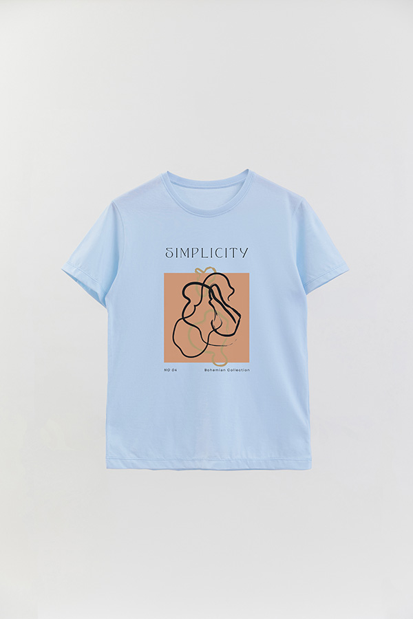 REMERA BASICA ESTAMPADA SIMPLICITY 4