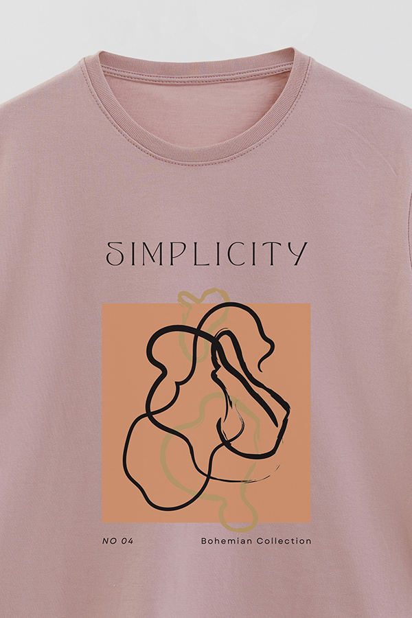REMERA BASICA ESTAMPADA SIMPLICITY 4