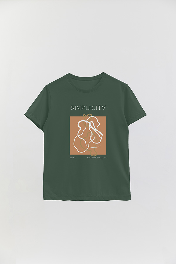 REMERA BASICA ESTAMPADA SIMPLICITY 4
