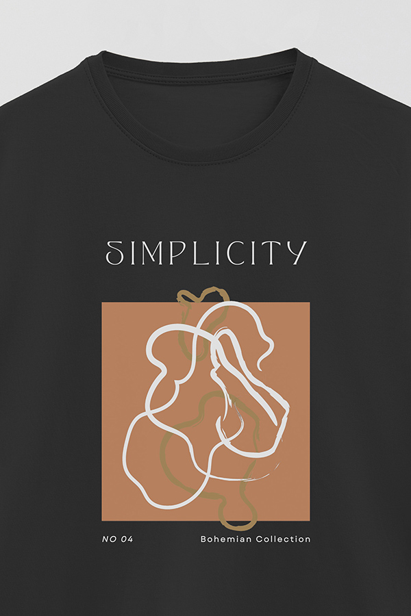 REMERA BASICA ESTAMPADA SIMPLICITY 4