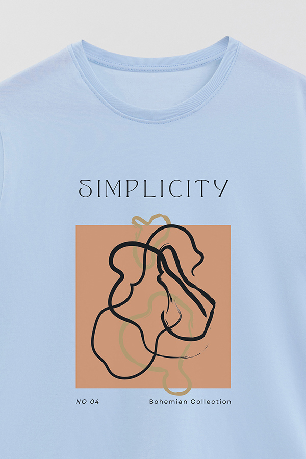 REMERA BASICA ESTAMPADA SIMPLICITY 4