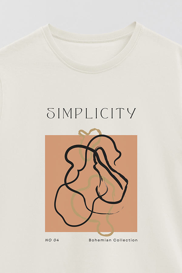 REMERA BASICA ESTAMPADA SIMPLICITY 4