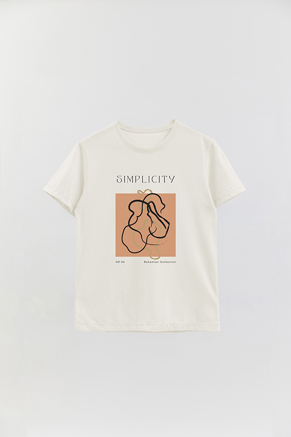 REMERA BASICA ESTAMPADA SIMPLICITY 4
