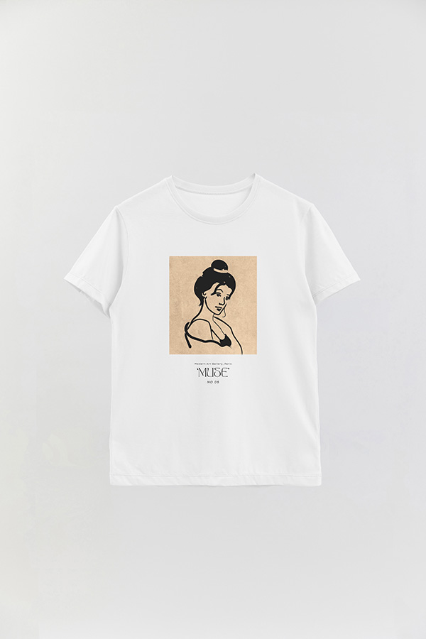 REMERA BASICA ESTAMPADA MUSE 5
