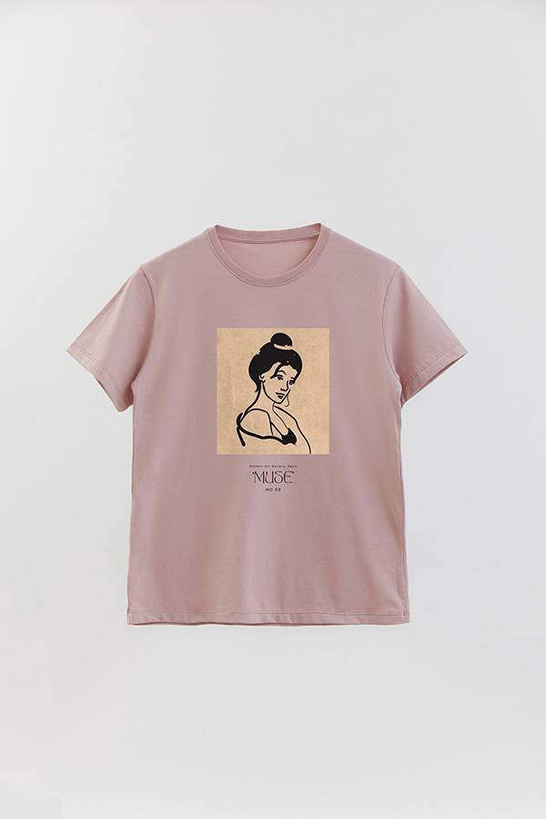 REMERA BASICA ESTAMPADA MUSE 5