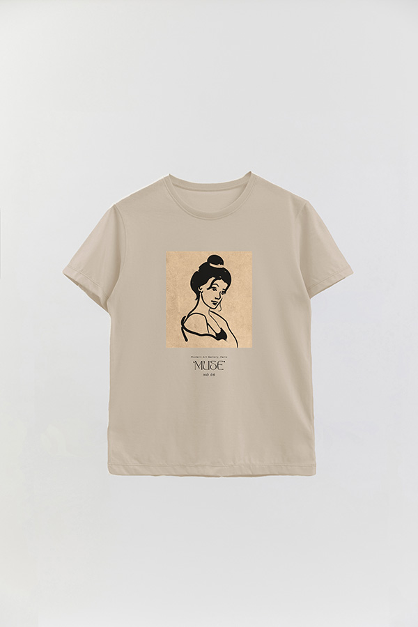 REMERA BASICA ESTAMPADA MUSE 5