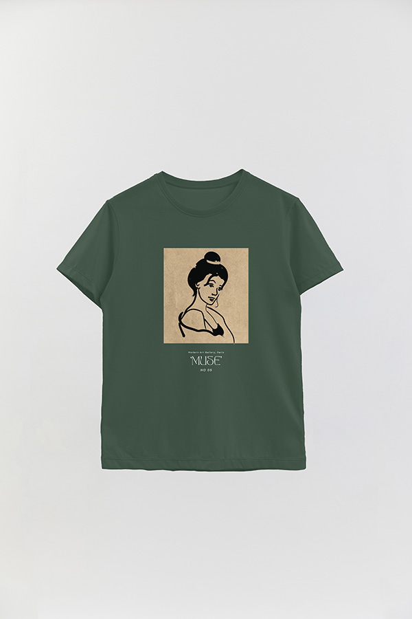 REMERA BASICA ESTAMPADA MUSE 5