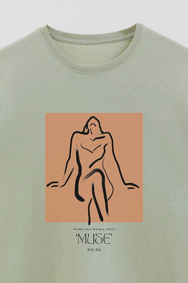 REMERA BASICA ESTAMPADA MUSE 3