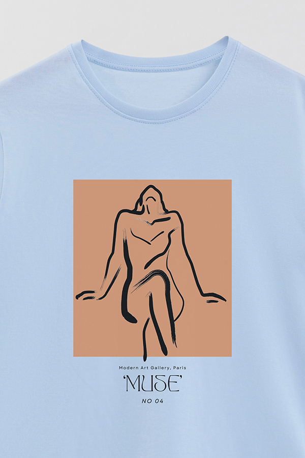 REMERA BASICA ESTAMPADA MUSE 4