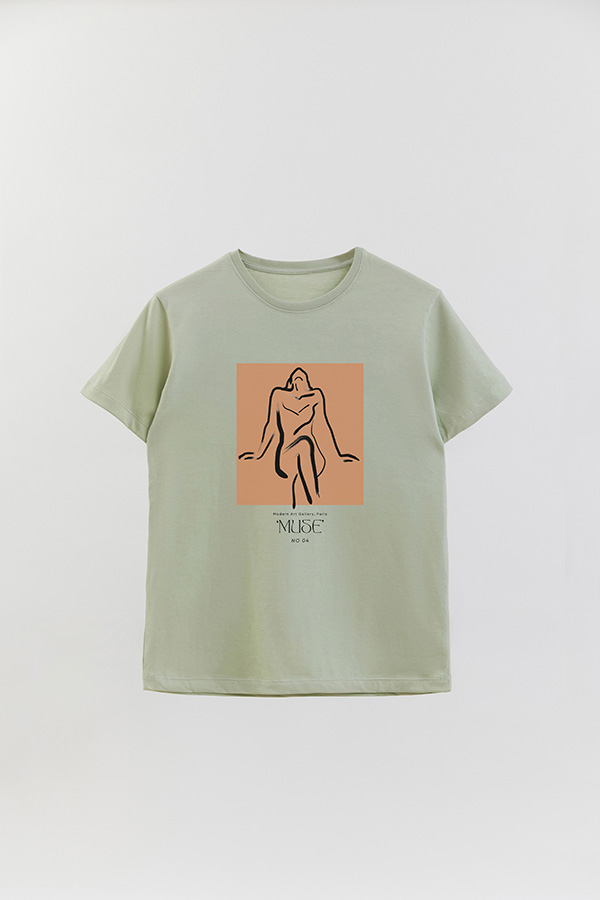 REMERA BASICA ESTAMPADA MUSE 4