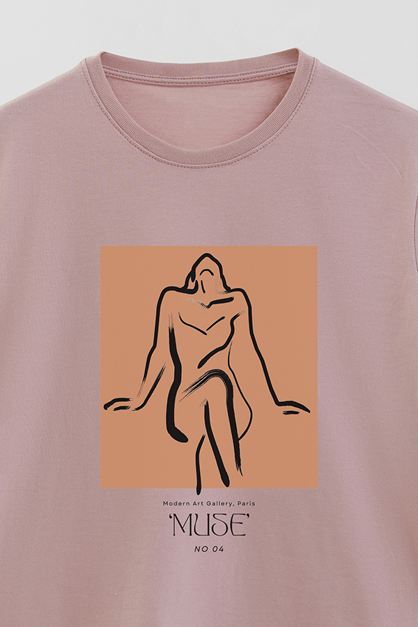 REMERA BASICA ESTAMPADA MUSE 4