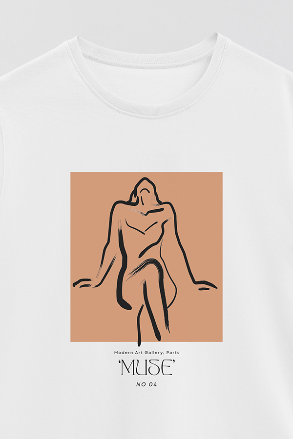 REMERA BASICA ESTAMPADA MUSE 4