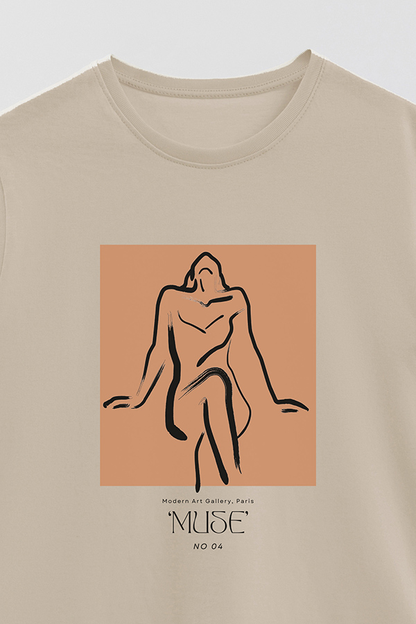 REMERA BASICA ESTAMPADA MUSE 4