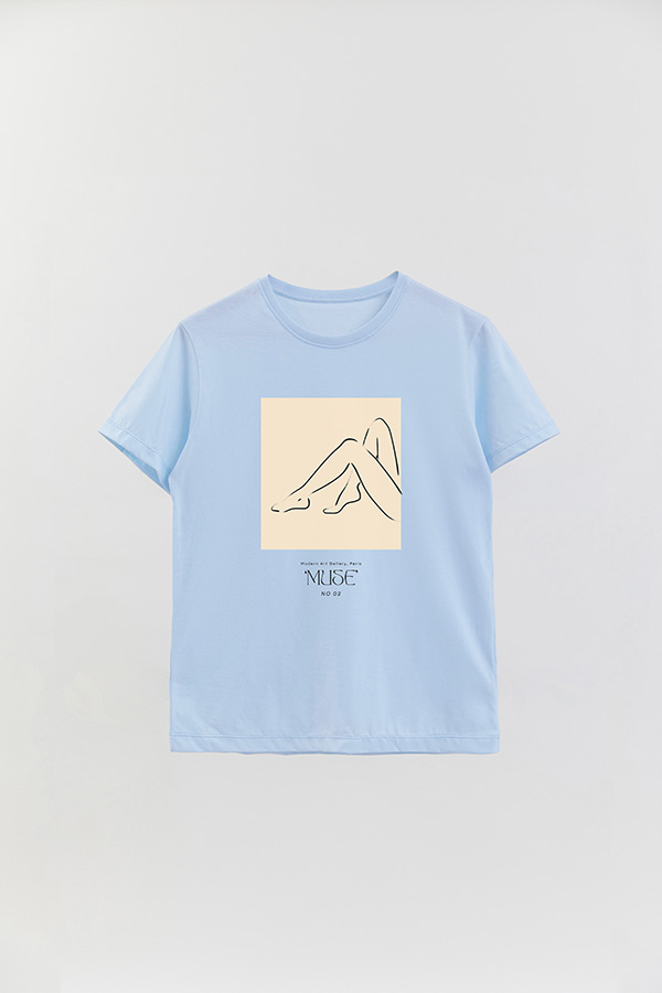 REMERA BASICA ESTAMPADA MUSE 2