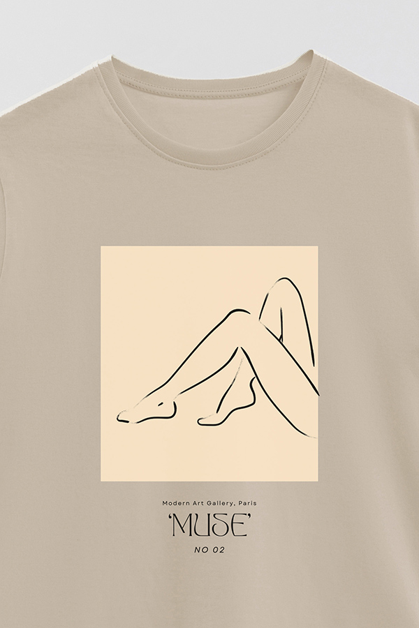 REMERA BASICA ESTAMPADA MUSE 2