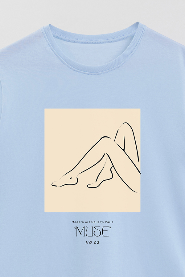 REMERA BASICA ESTAMPADA MUSE 2