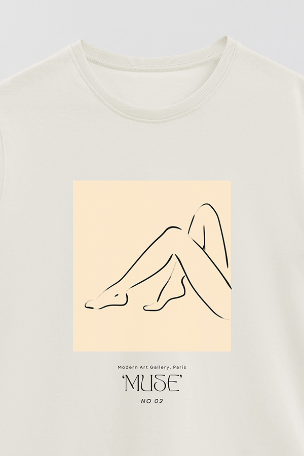 REMERA BASICA ESTAMPADA MUSE 2