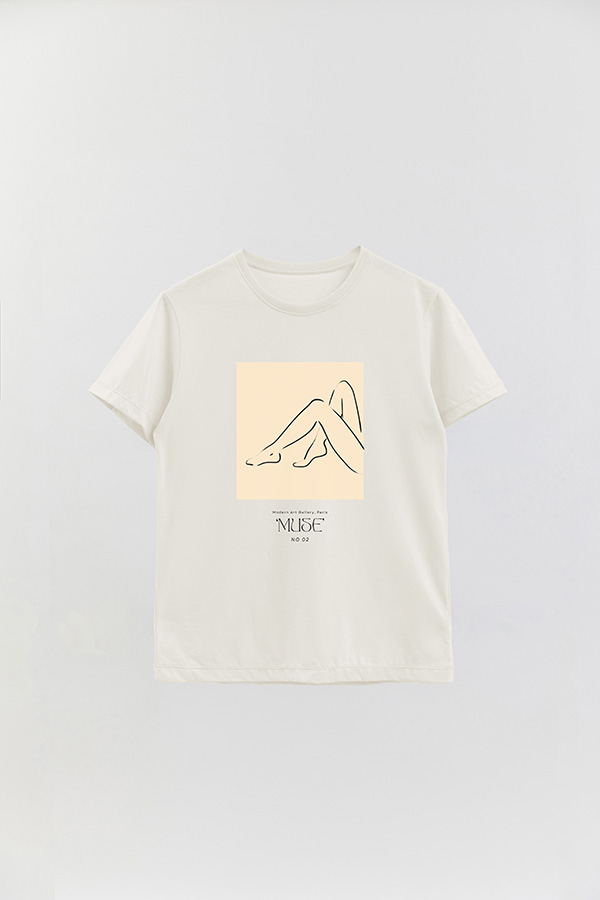 REMERA BASICA ESTAMPADA MUSE 2