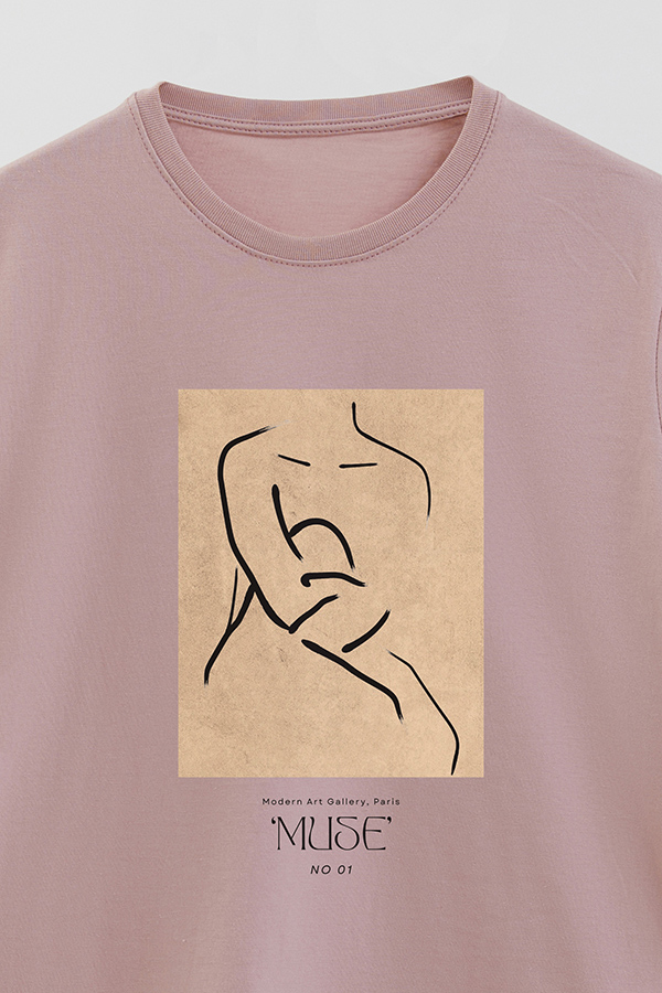 REMERA BASICA ESTAMPADA MUSE  1