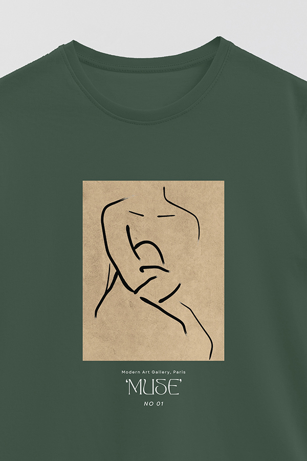 REMERA BASICA ESTAMPADA MUSE  1