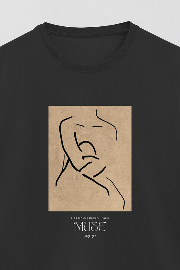 REMERA BASICA ESTAMPADA MUSE  1