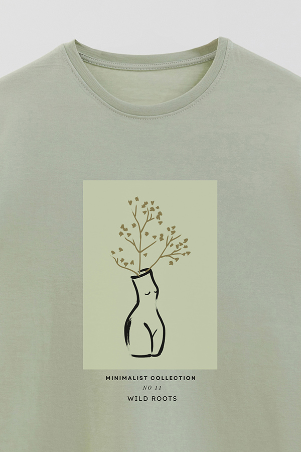 REMERA BASICA ESTAMPADA JARDIN 11