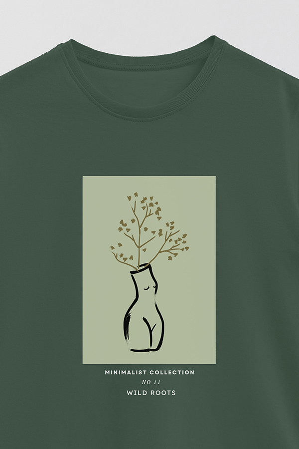 REMERA BASICA ESTAMPADA JARDIN 11