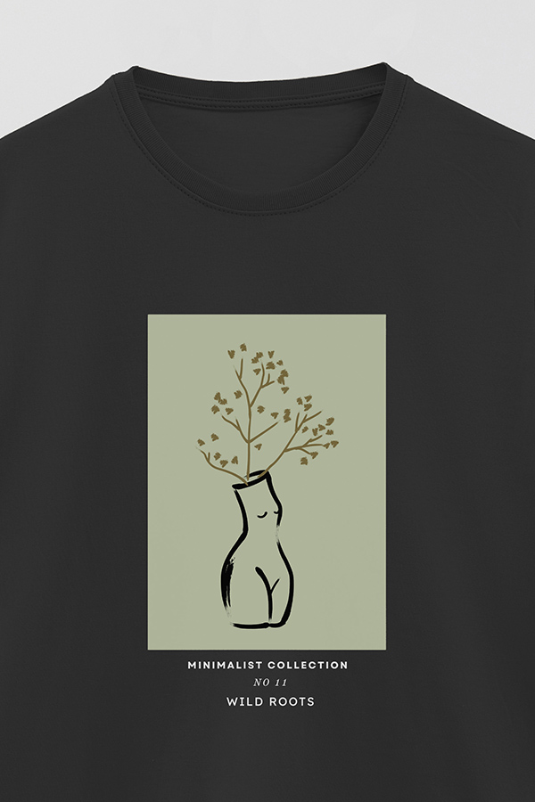 REMERA BASICA ESTAMPADA JARDIN 11