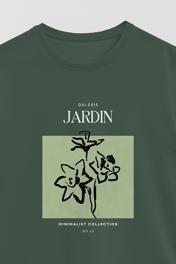 REMERA BASICA ESTAMPADA JARDIN 10